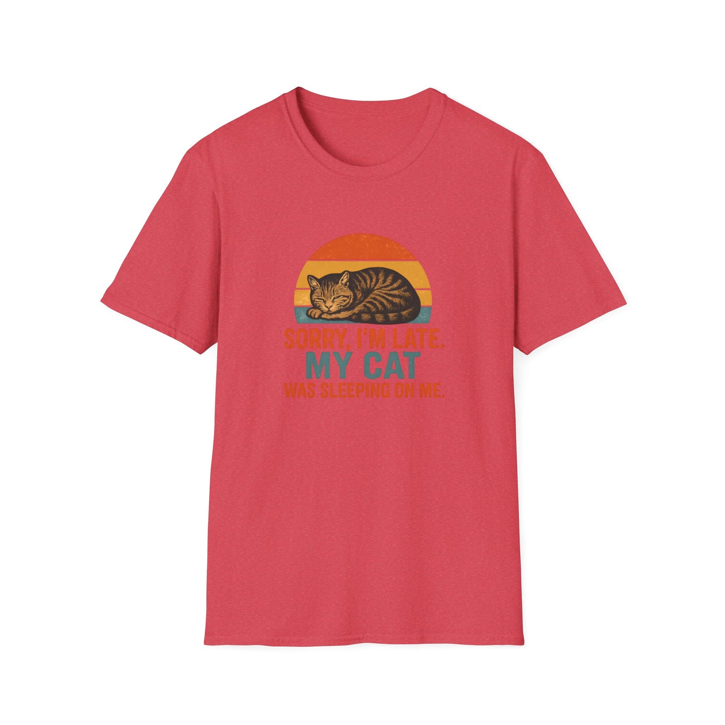 Cat Sleeping On Me T-Shirt