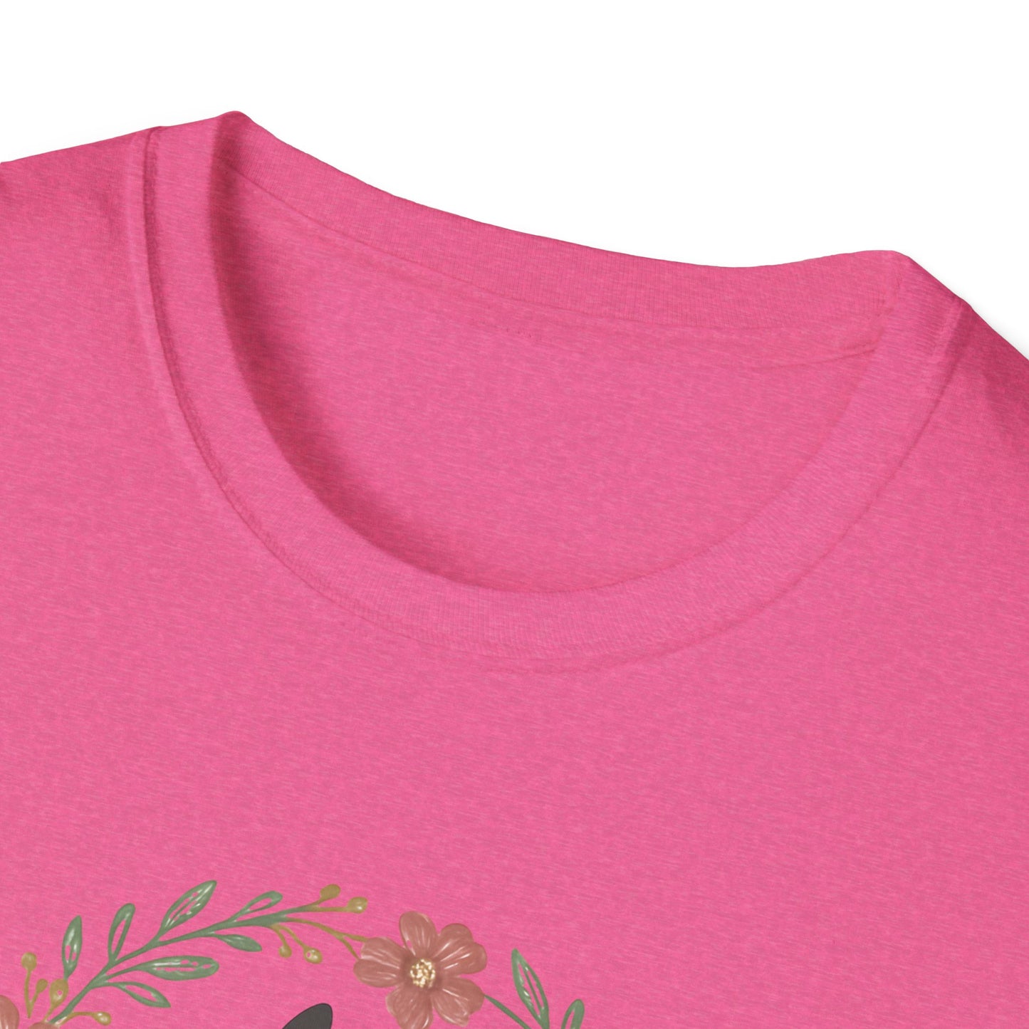 Bunny Mom Floral Wreath T-Shirt