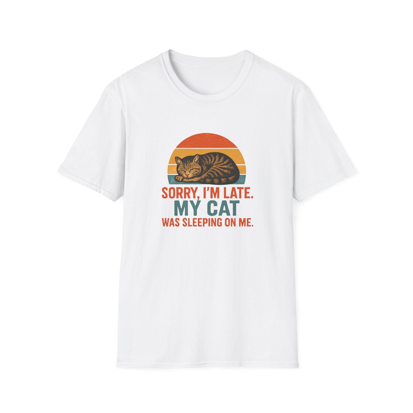 Cat Sleeping On Me T-Shirt
