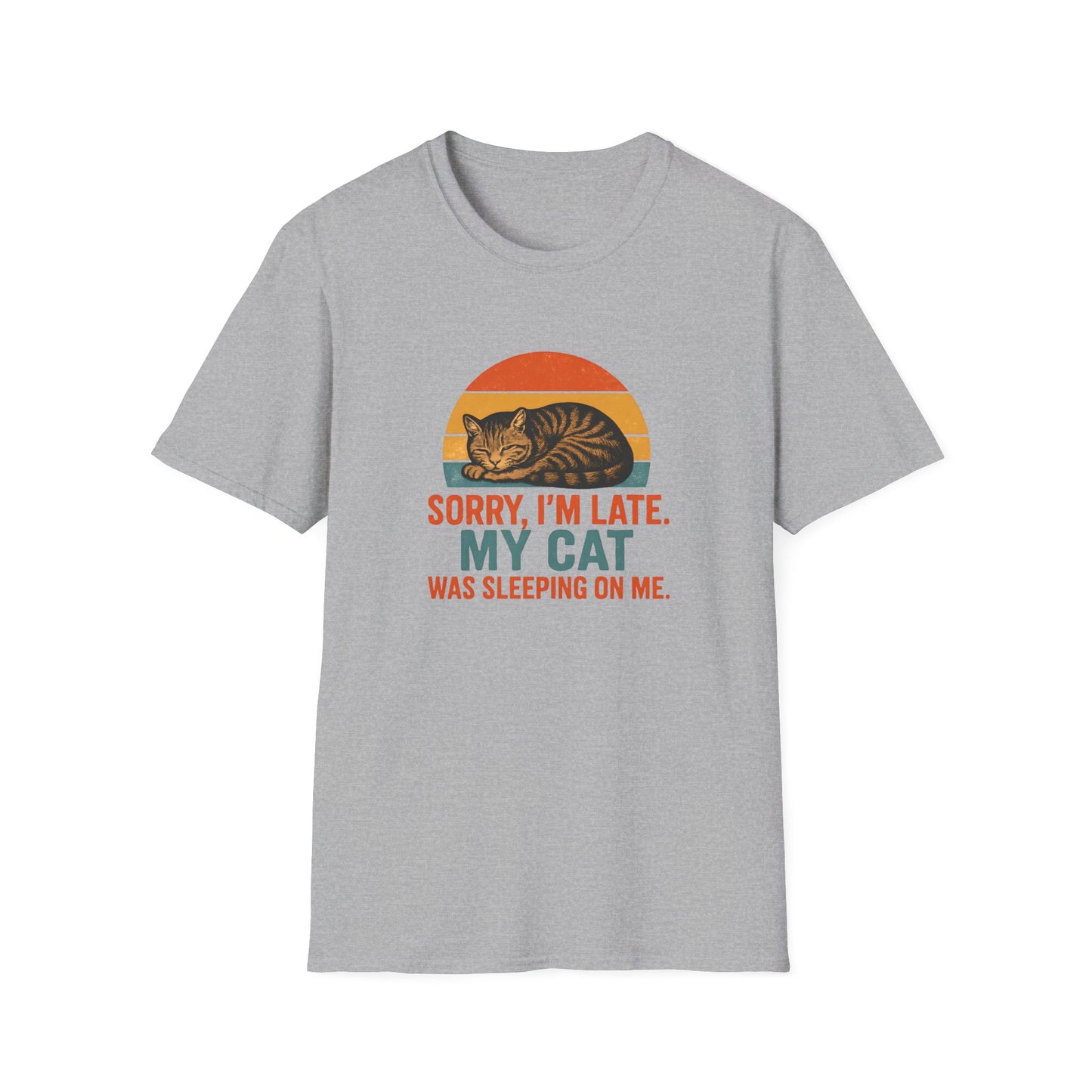 Cat Sleeping On Me T-Shirt