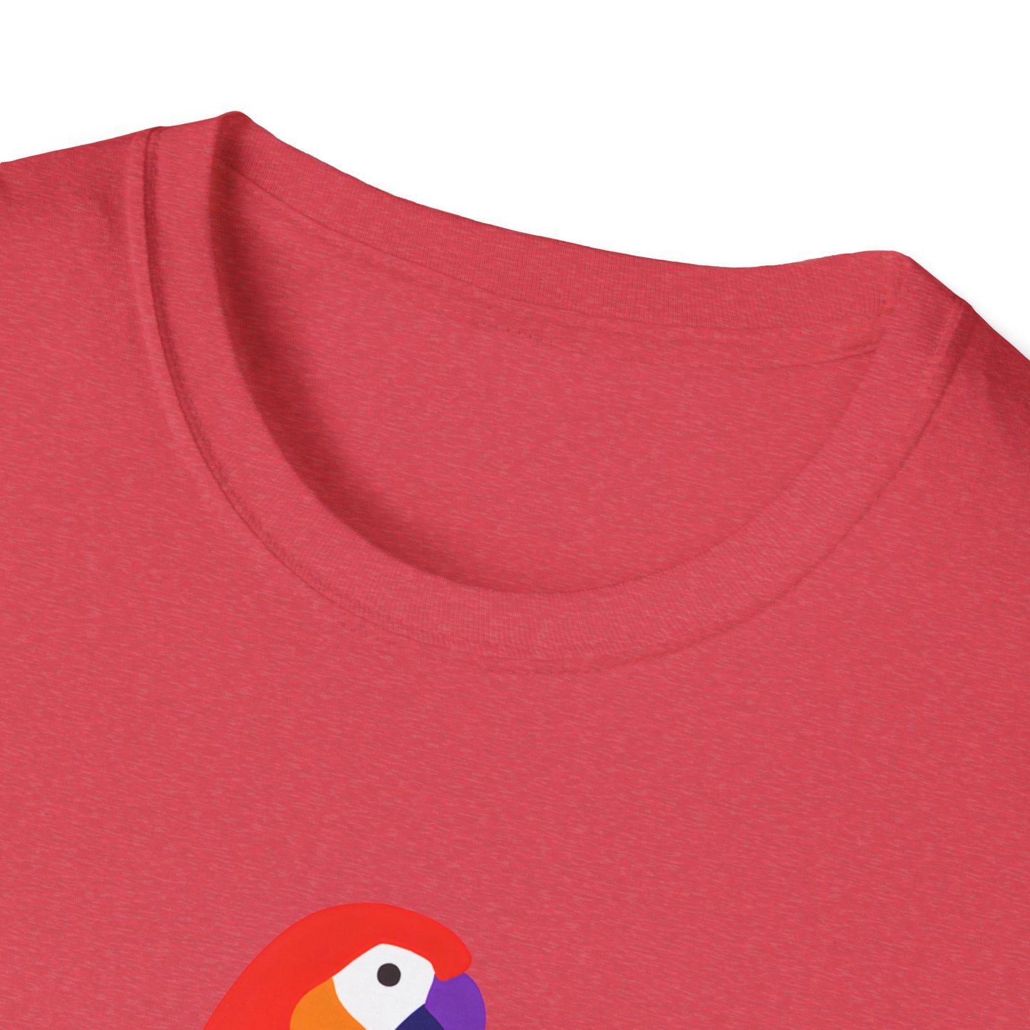 Colorful Parrot Illustration T-Shirt
