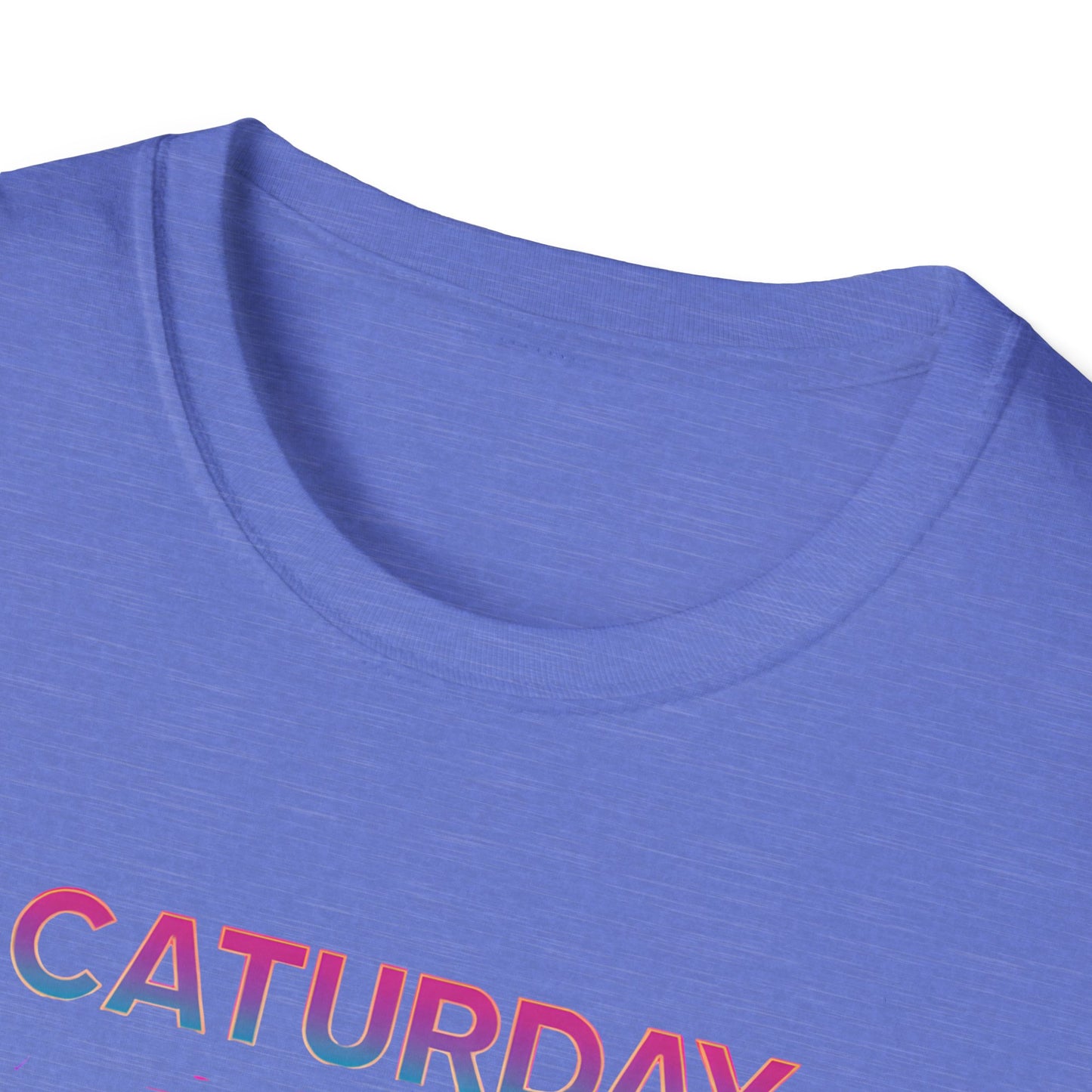 Neon cat boombox vibes T-Shirt
