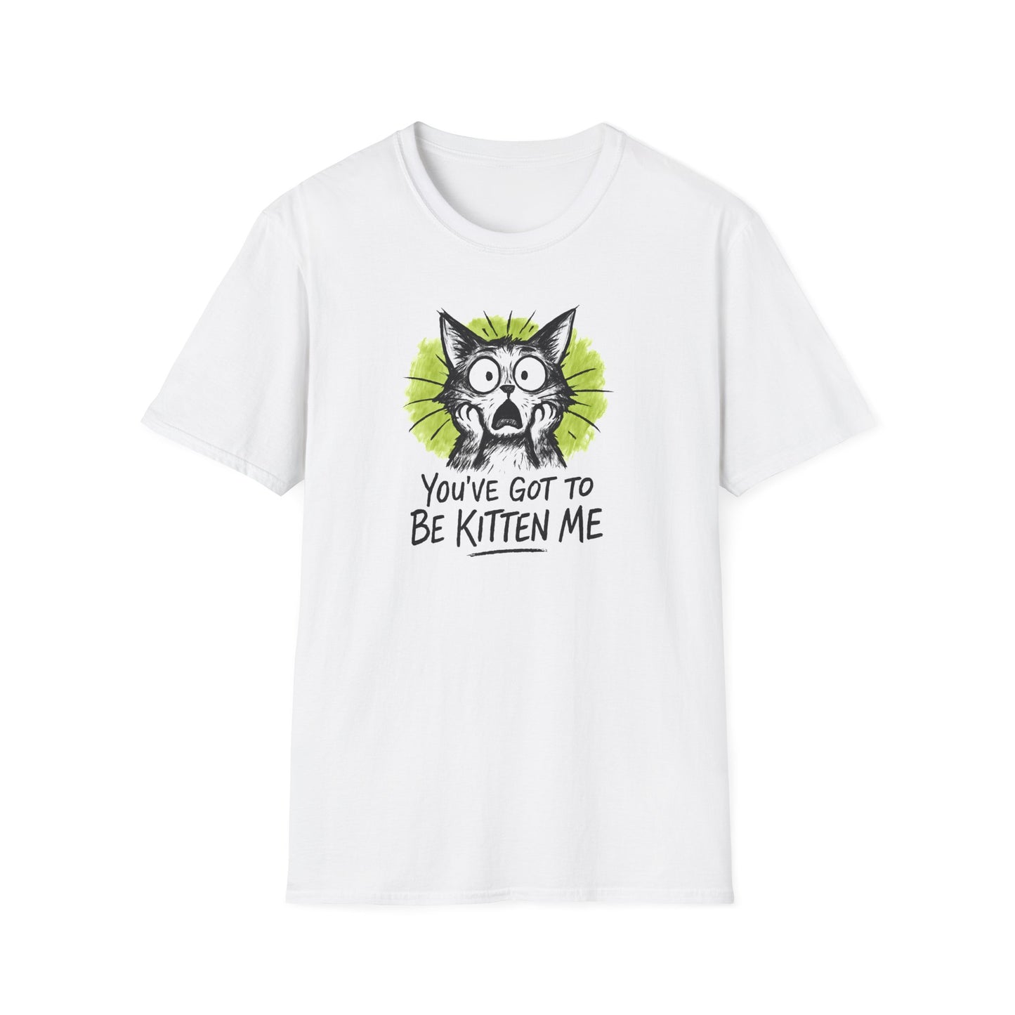 Shocked Kitten Expression T-Shirt