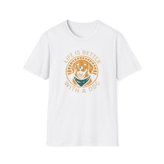 Golden Retriever Logo T-Shirt