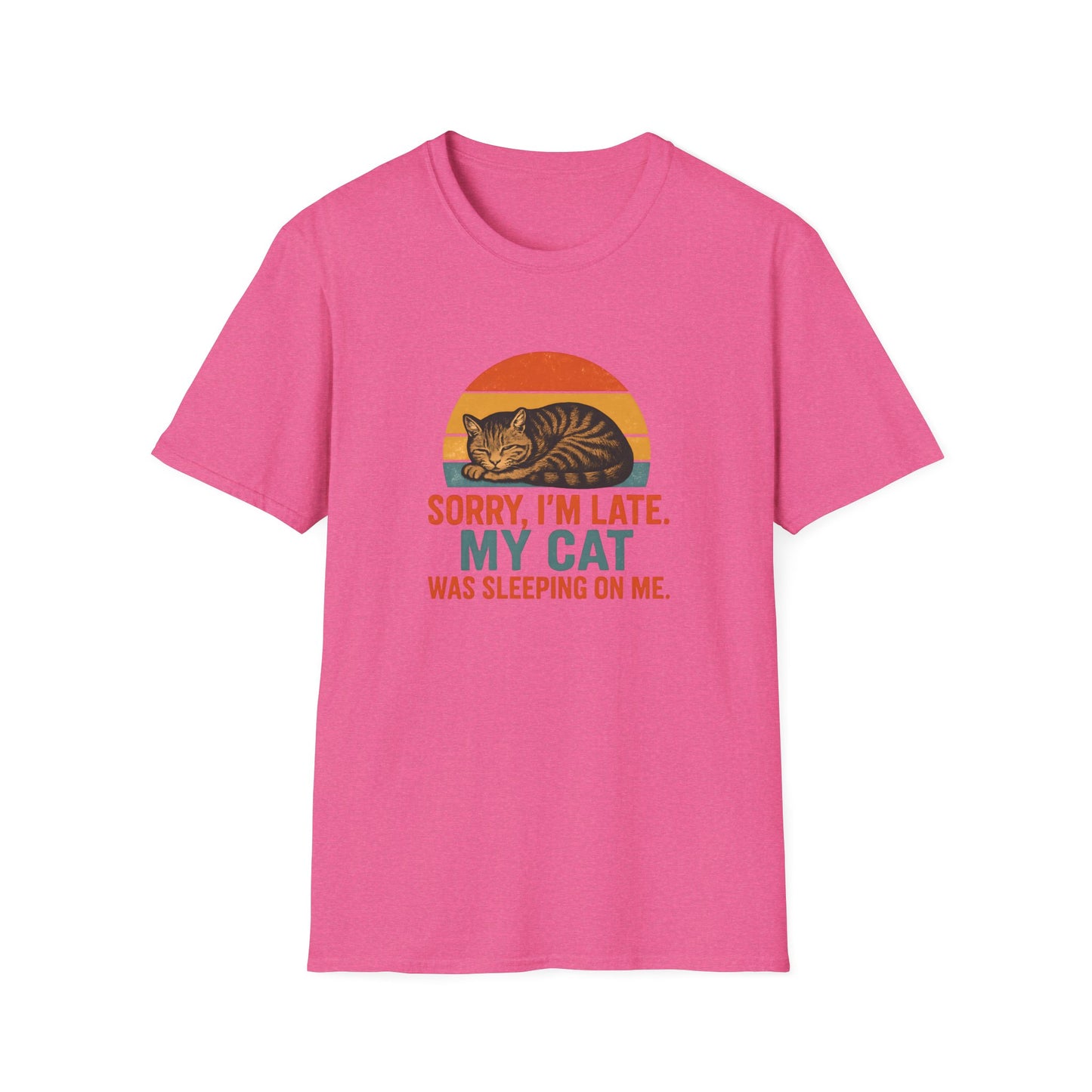 Cat Sleeping On Me T-Shirt