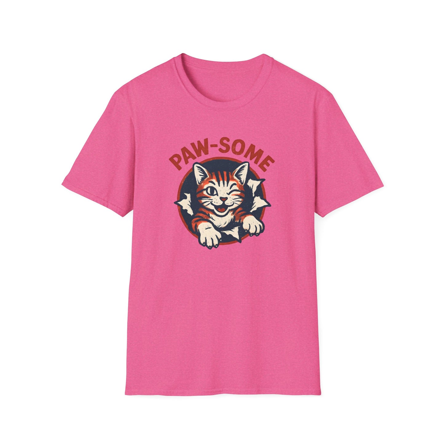 Pawsome Cat Logo T-Shirt