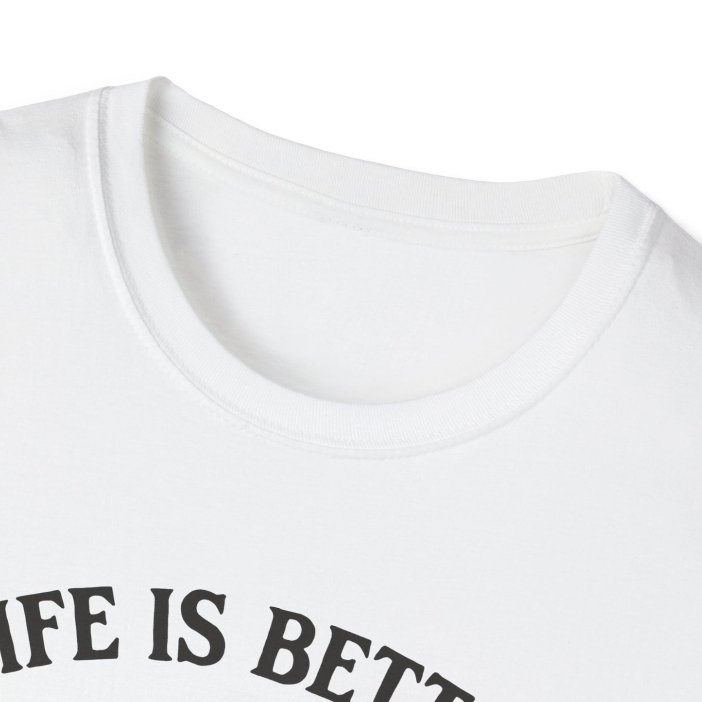 Cat With Slogan T-Shirt