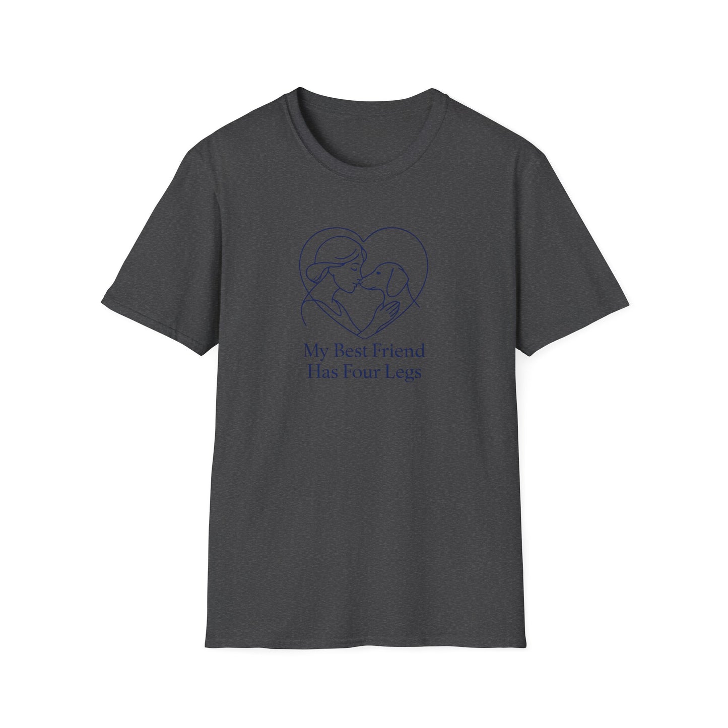 Dog and Woman Heart T-Shirt
